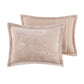 Full/Queen Crushed Velvet Sherpa Reversible Comforter Set