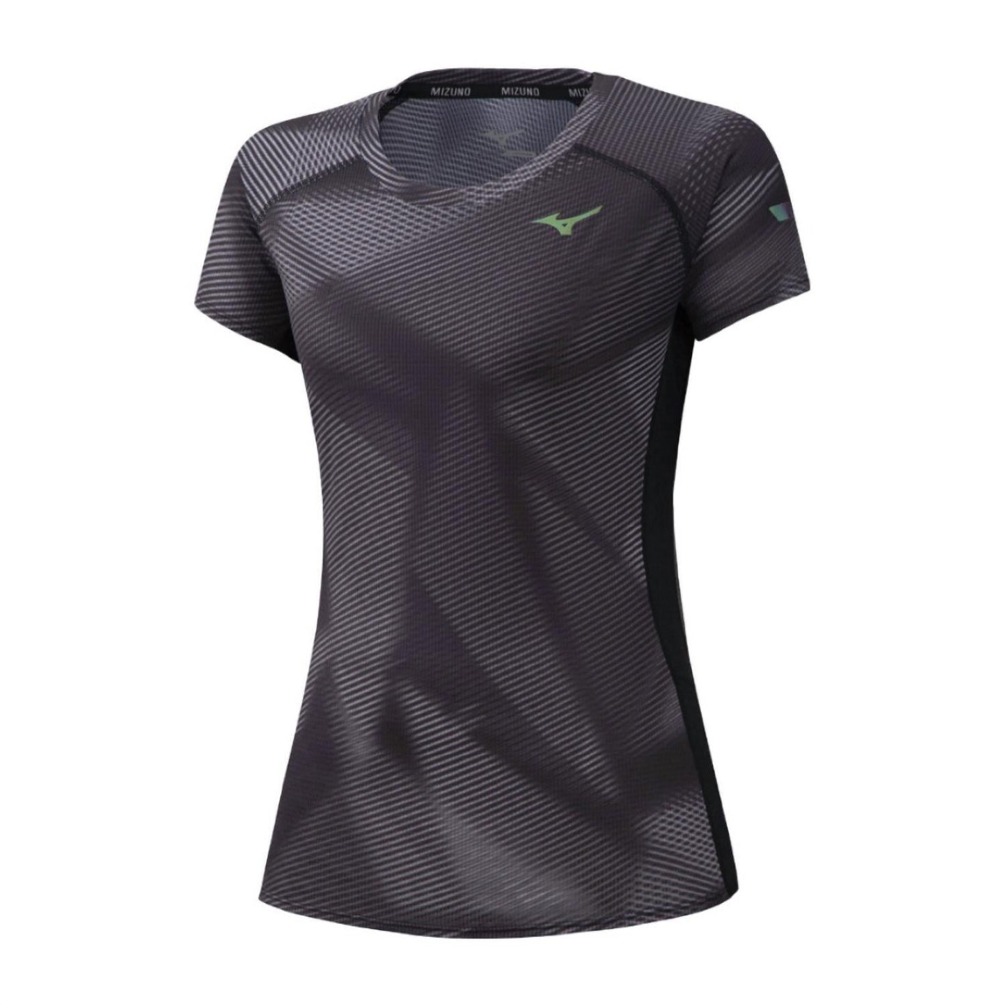 मिज़ुनो - महिलाओं के लिए ड्राईएयरोफ़्लो ग्राफ़िक टी