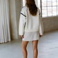 A.Ren - Crewneck Sweater With Side Stitching