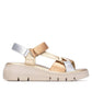 Xti - Women's Faux Leather Open Toe Sandals