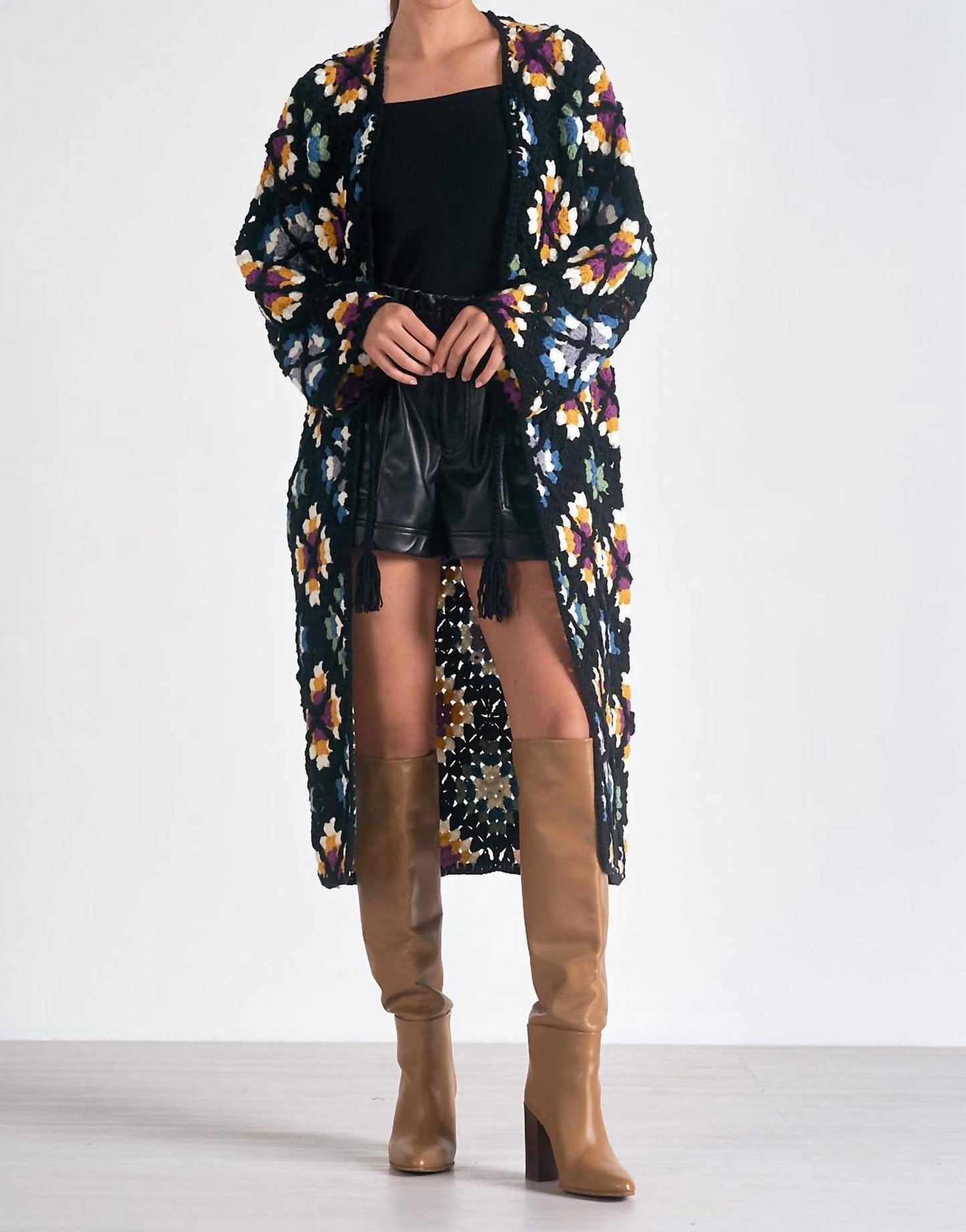 Elan - Long Sweater Cardigan