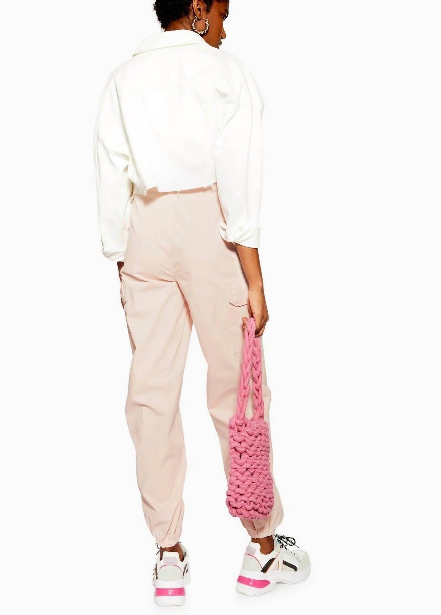 Topshop - High Rise Utility Cargo Pants