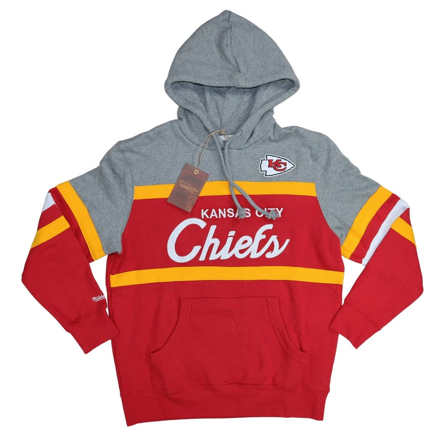 Mitchell & Ness - Men's Nfl Throwbacks Head Coach Kansas City Chiefs Sweatshirt Hoodie