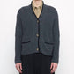 7115 By Szeki - V-neck Pockets Trimmed Cardigan