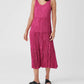 Eileen Fisher - Crushed Silk Tiered Dress