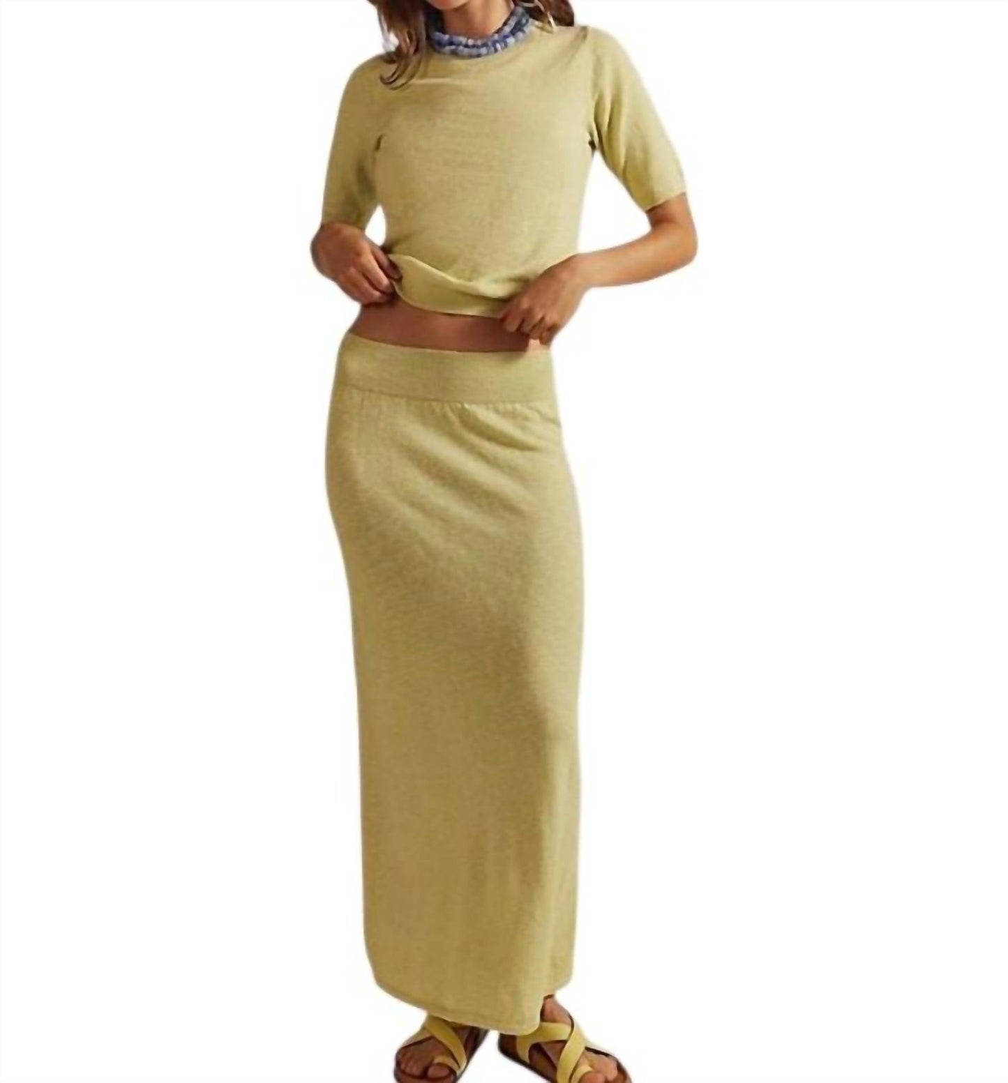 Free People - Isabella Sweater Skirt Set