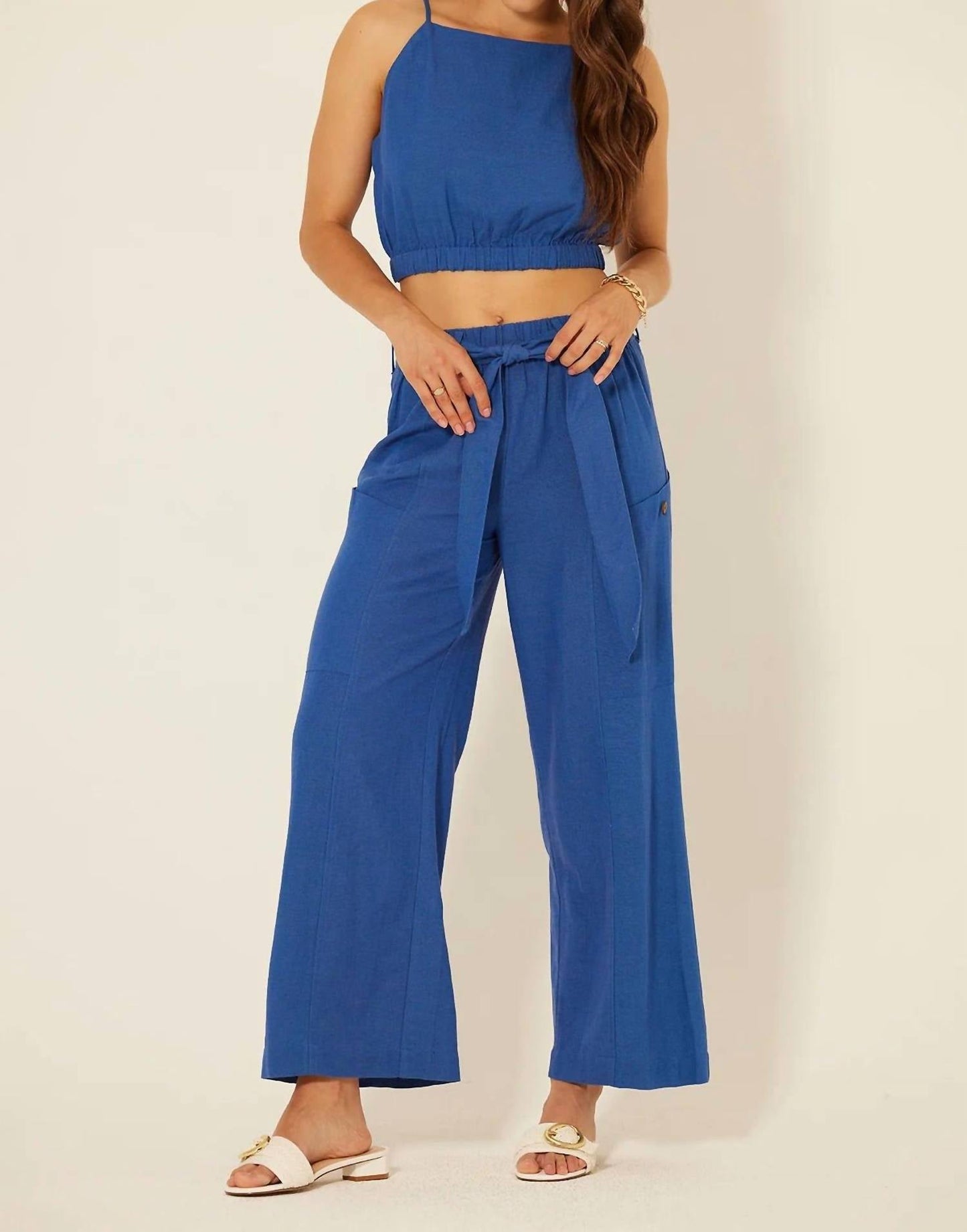 Bila77 - Garnet Tie Front Design Pant
