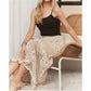 Adora - Crochet Lace Maxi Skirt With Drawstring Waist
