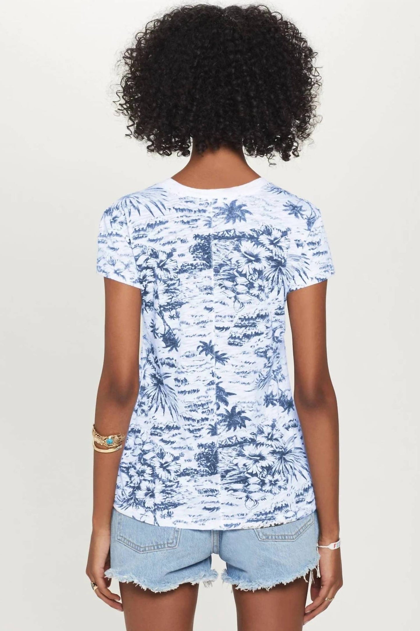 Goldie - Palm Island Ringer Tee