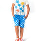 Appaman - Boys' Neon Palm Heathered Graphic Tee