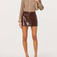 Astr - Laurel Diamond Print Long Sleeve Top