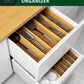 Utensil Drawer Organizer, Natural (5 Slots)