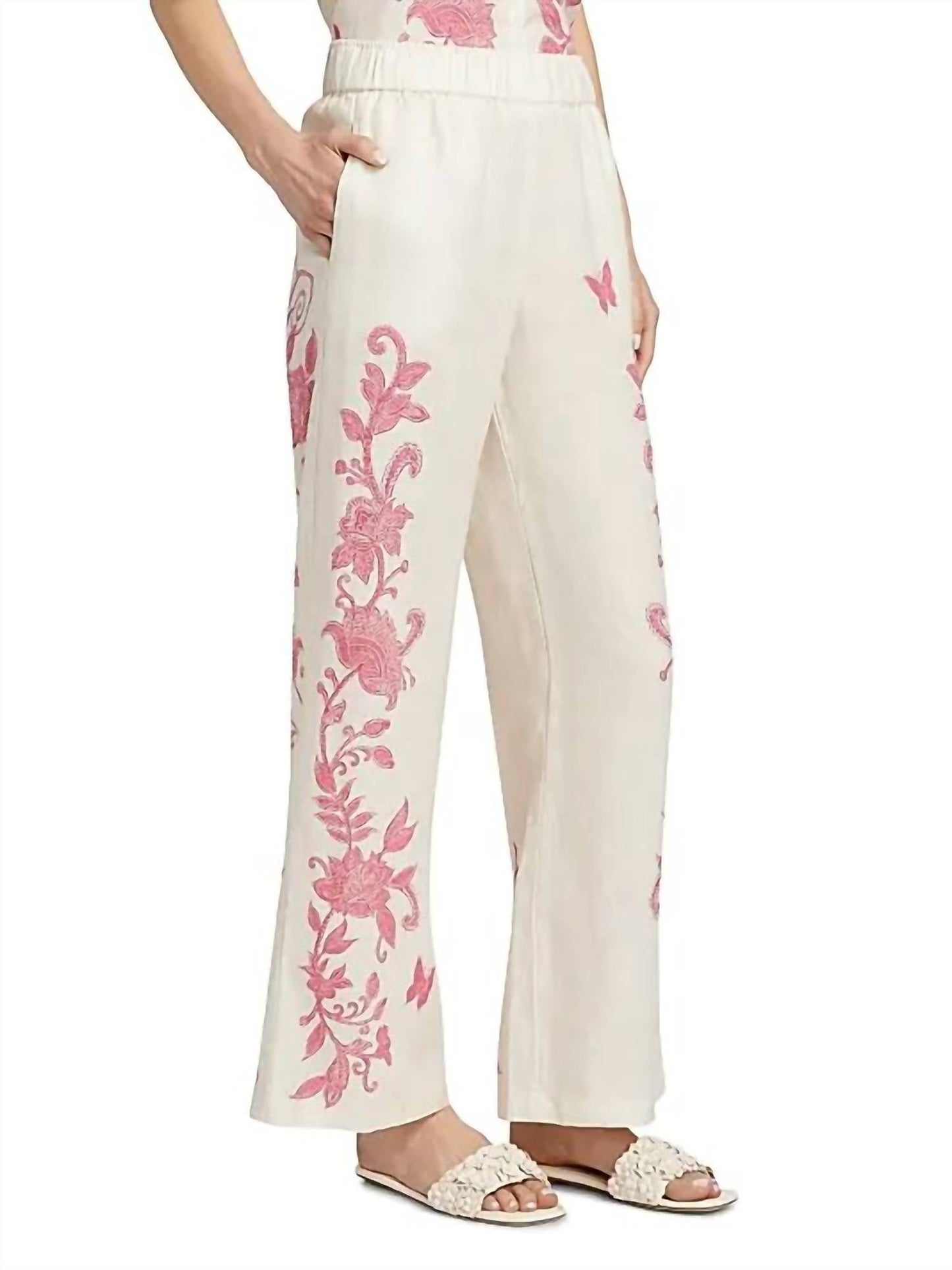 Johnny Was - ALYCIA LINEN PANT