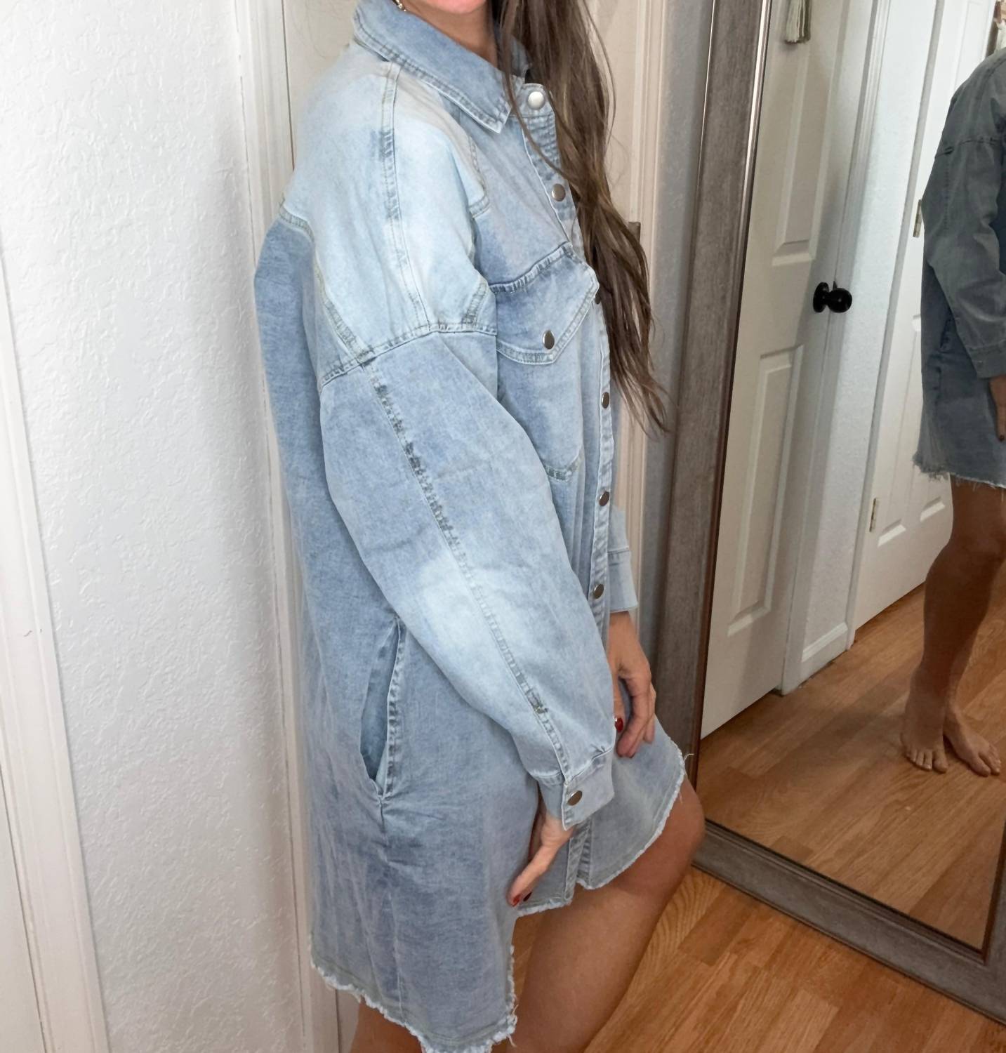 Anniewear - Darla Button Down Shirt Dress