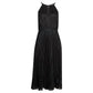 Theory - Pleated Lace Halter Midi Dress
