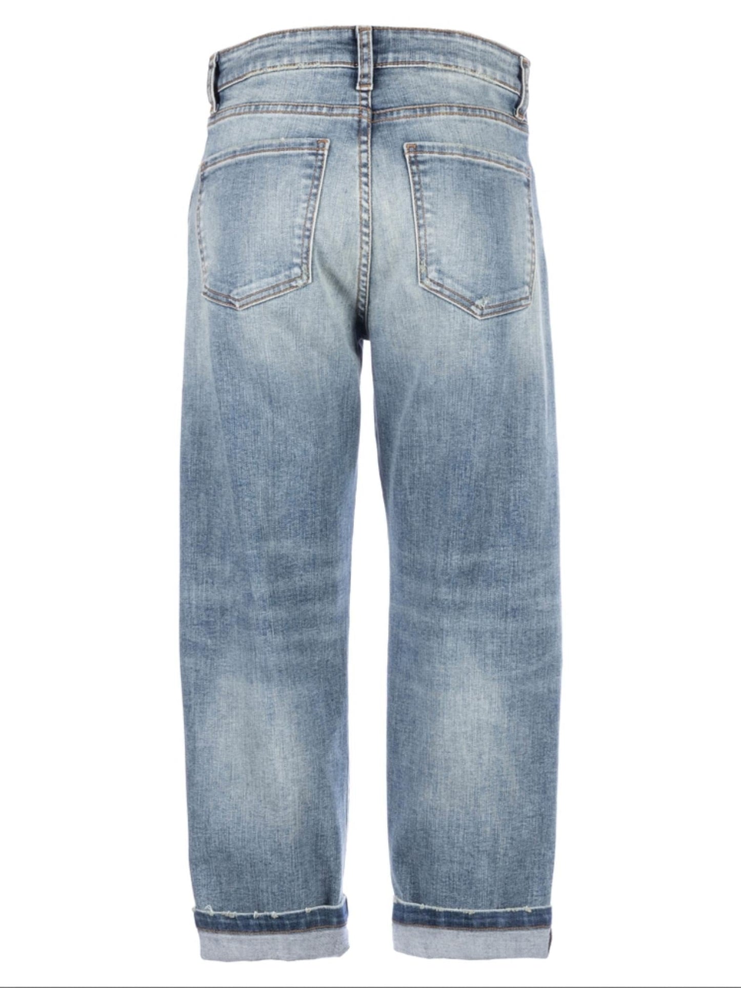Kut From The Kloth - Sienna Baggy Boyfriend Cropped Jeans
