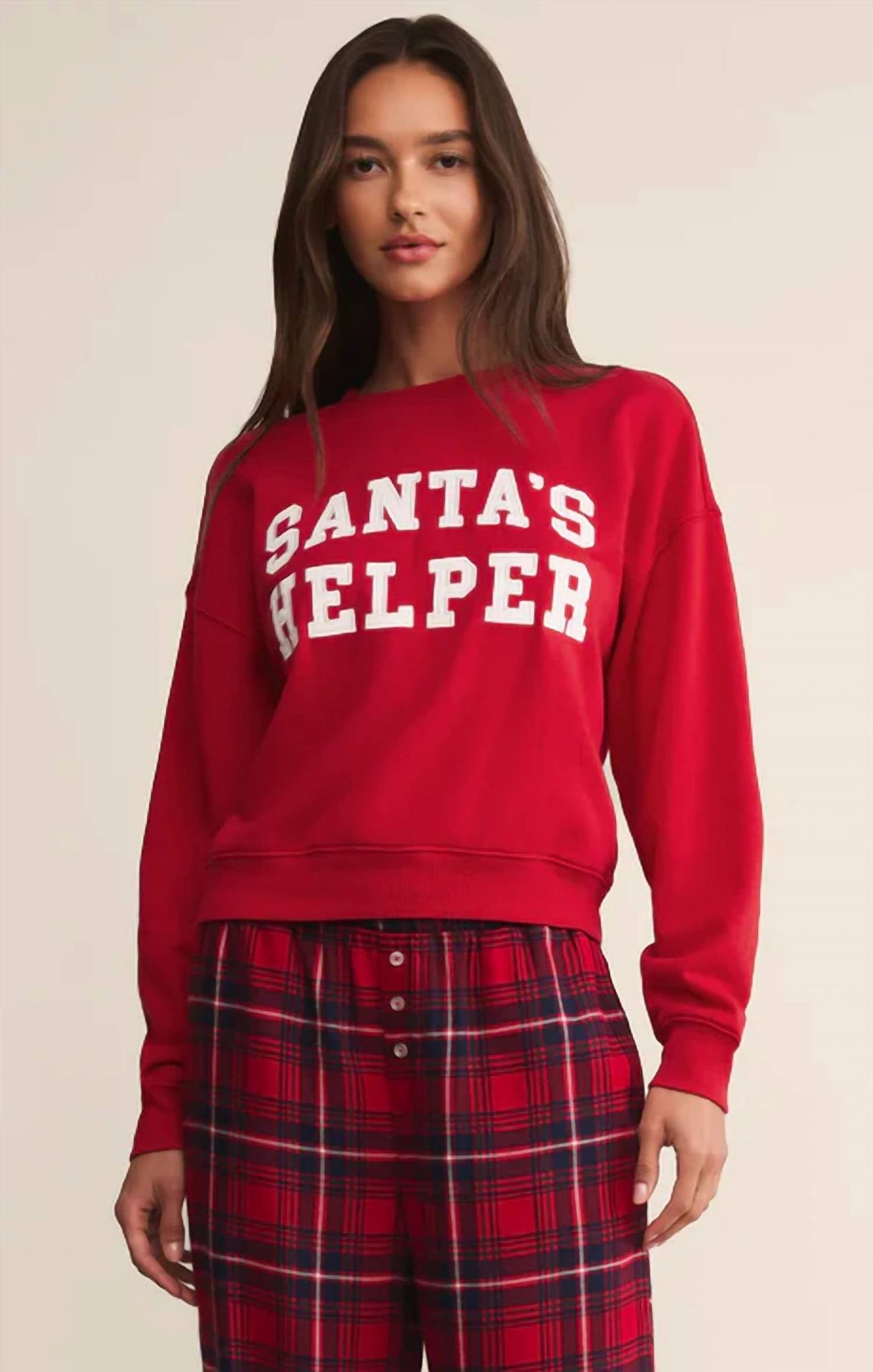 Z Supply - Crew Neck Holiday Sweatshirt