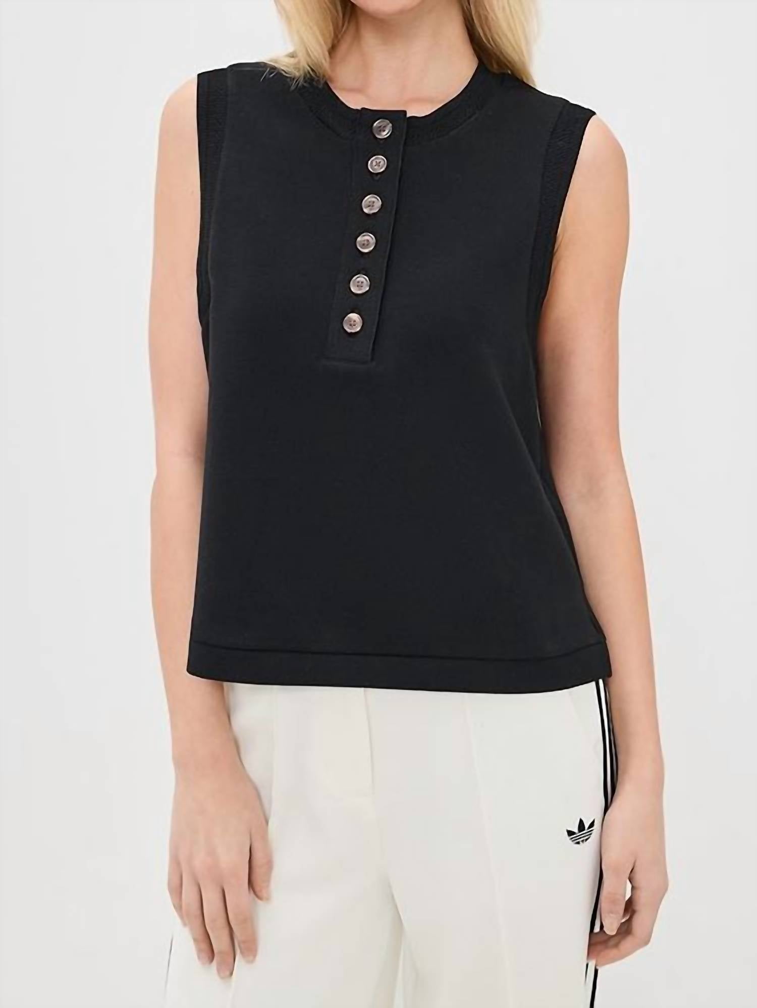 Varley - Marla Button Placket Tank Top