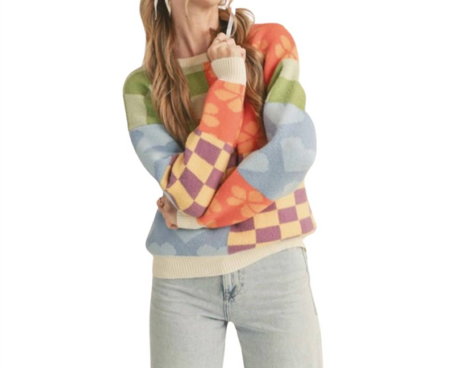 &Merci - Patch Pattern Sweater