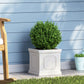 Durable White Ceramic Planter