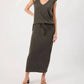 Kylie Paige - Kalina Charcoal Top