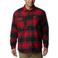 columbia-mens-red-plaid-sherpa-lined-shirt-jacket-large