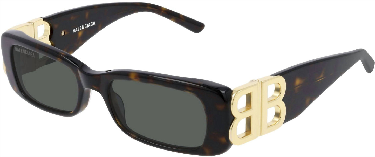 Balenciaga - Rectangle Non Polarized Sunglasses - Bb96s - 002