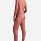 Danskin - Raglan Sleeve Crew Neck Sleep Set With Jogger