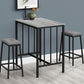 3 Piece Dining Set, Counter Height, Rectangular, Small, Contemporary & Modern