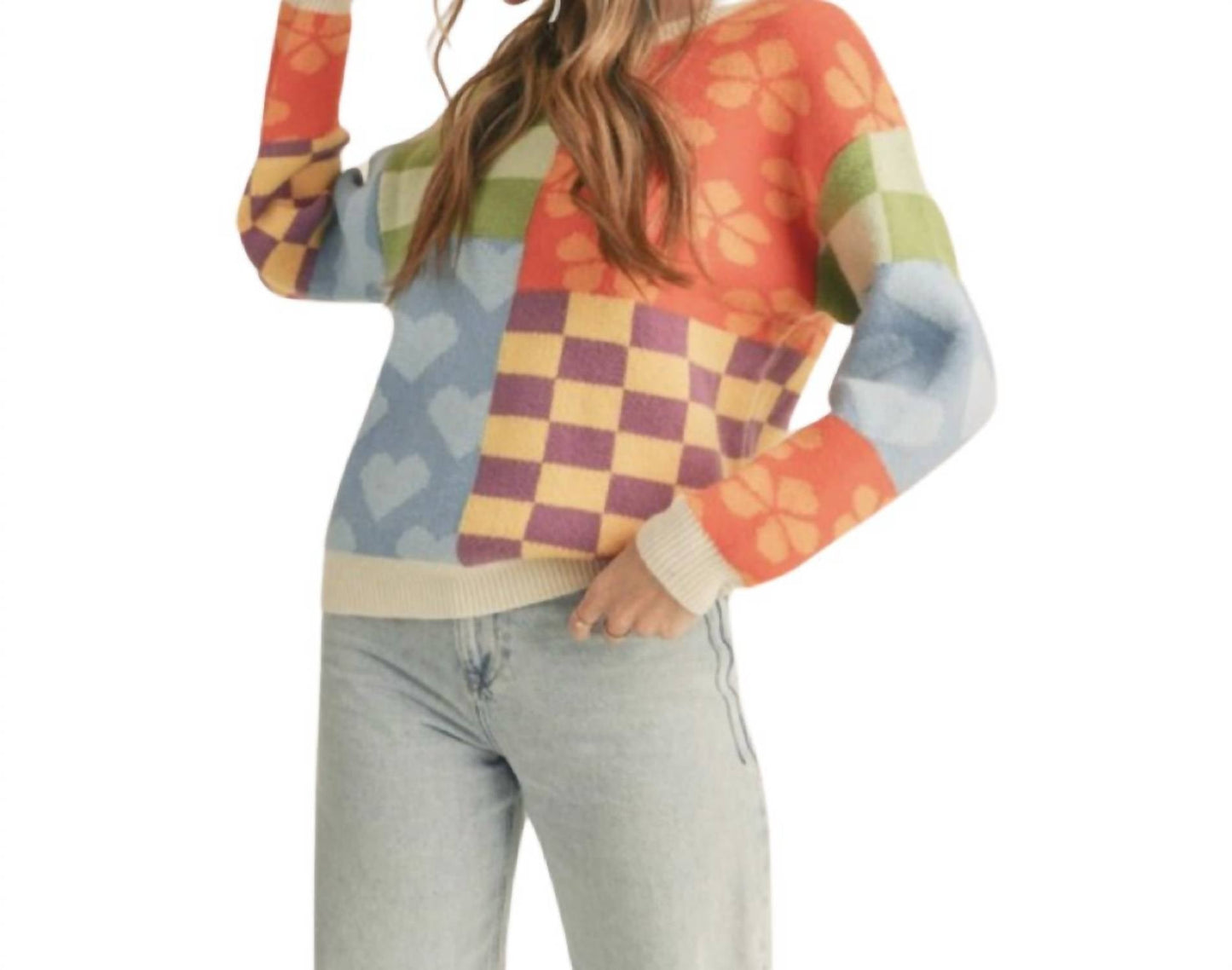 &Merci - Patch Pattern Sweater