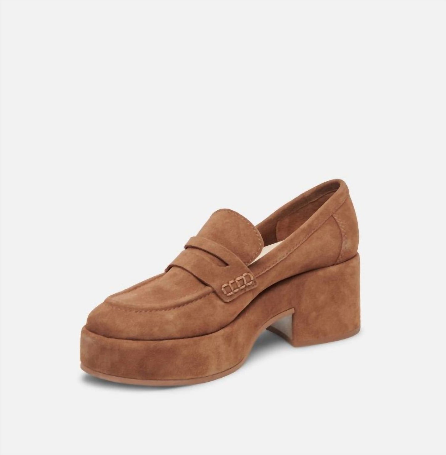 Dolce Vita - Yanni Suede Chestnut Loafers