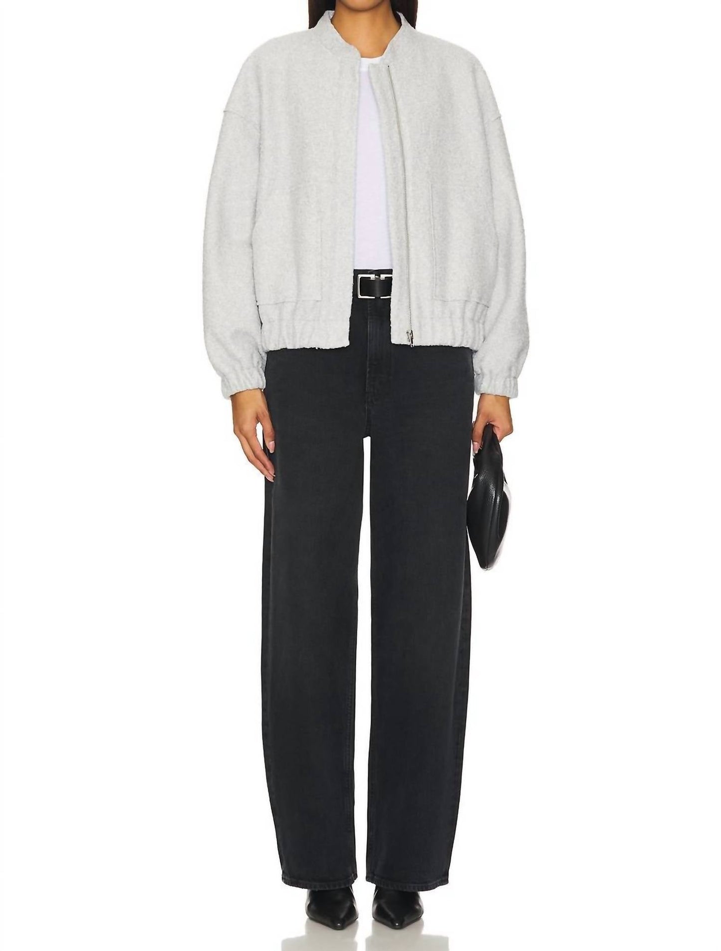 Lblc The Label - Robbie Boucle Zip Up Jacket