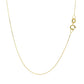14k Yellow Gold Necklace with Moon