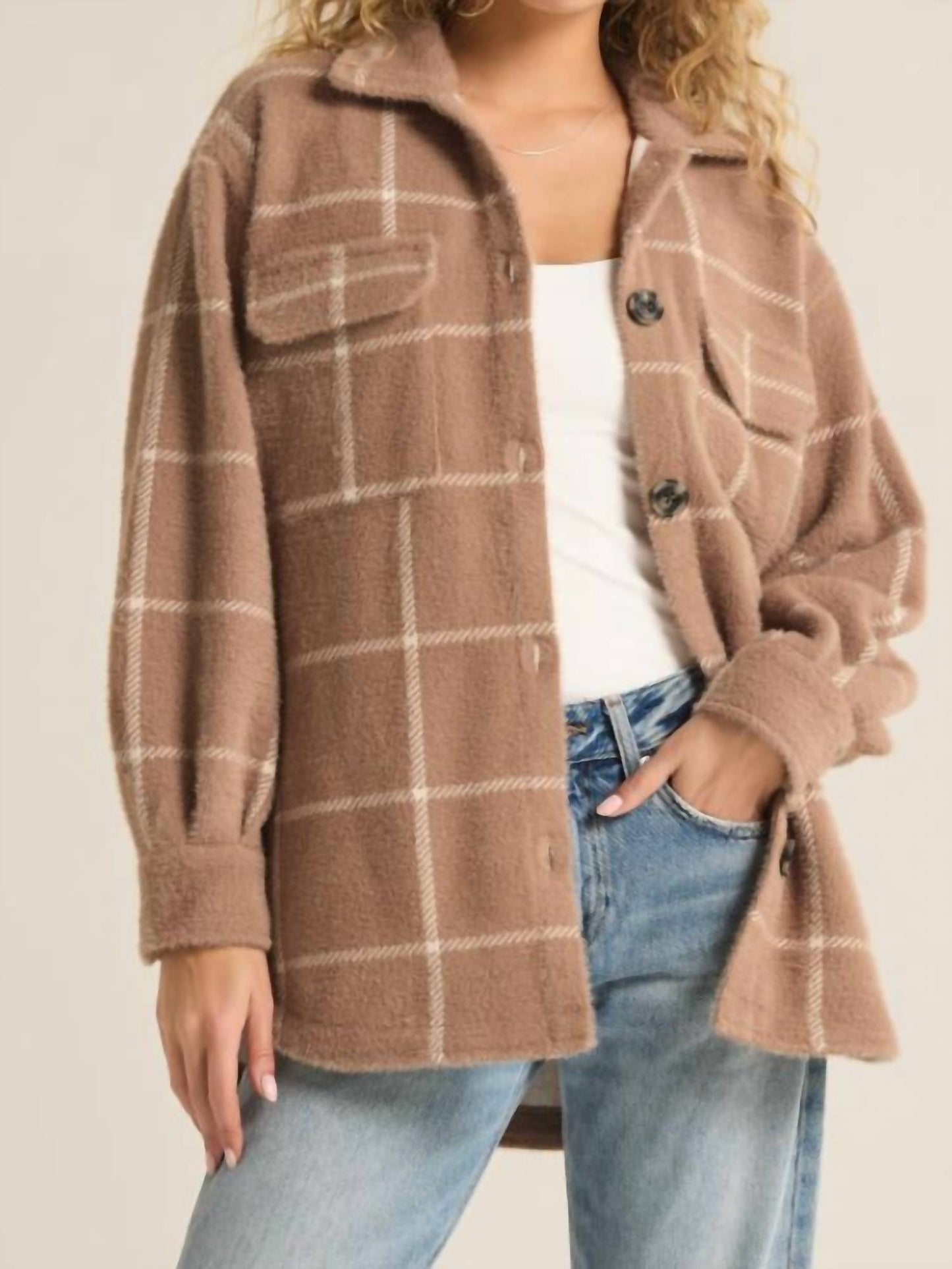 Z Supply - Women's Plaid Tucker Jacket