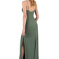 Sorella Vita - Simple Long Chiffon Bridesmaid Dress with Spaghetti Straps