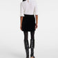 Chloe - Velvet Scalloped Mini Skirt