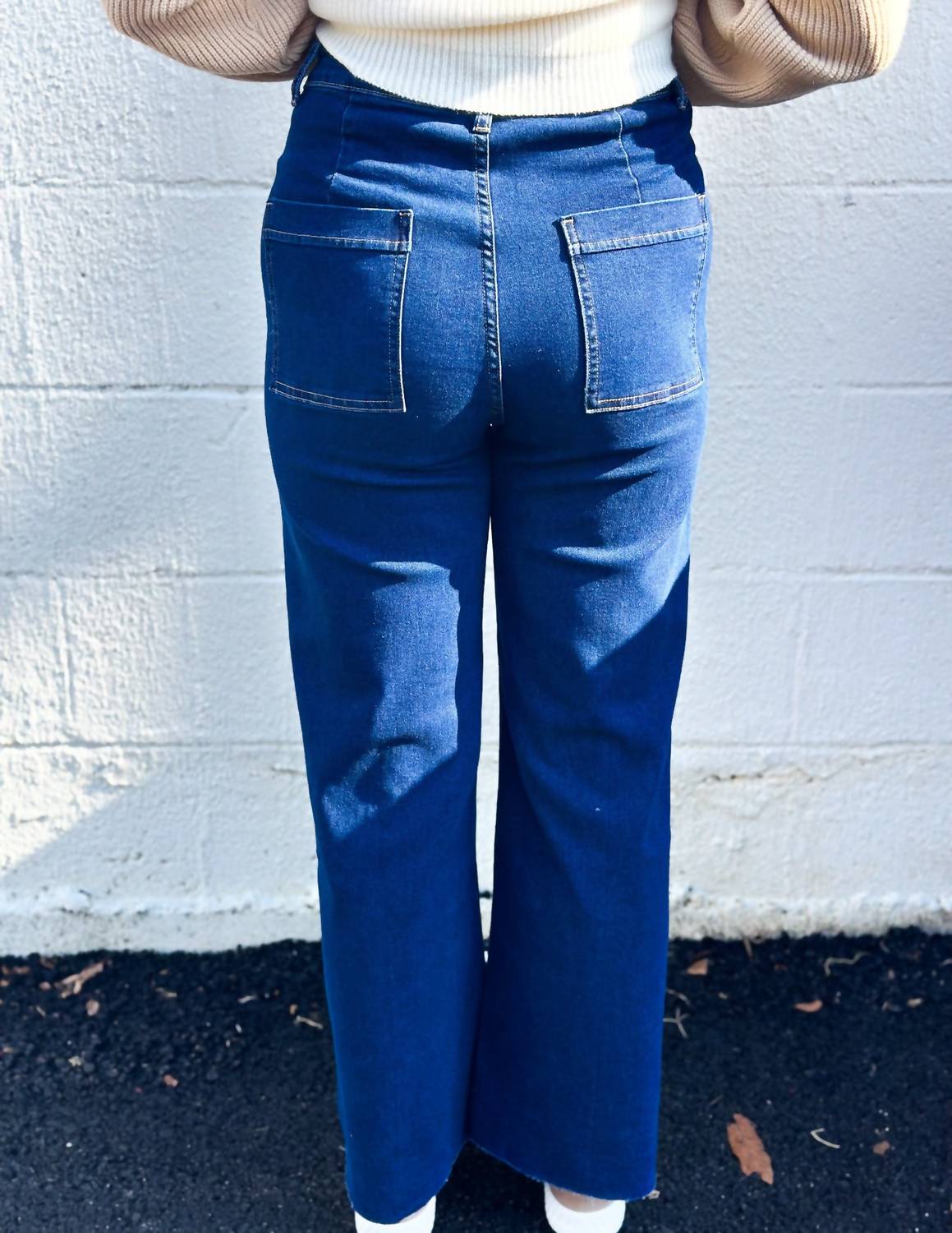 Anniewear - Free Falling Stretch Wide Leg Jean