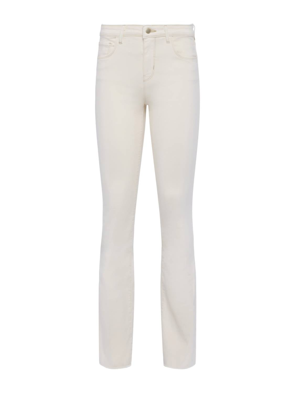 L'Agence - Ruth High Rise Straight Raw Hem Jeans