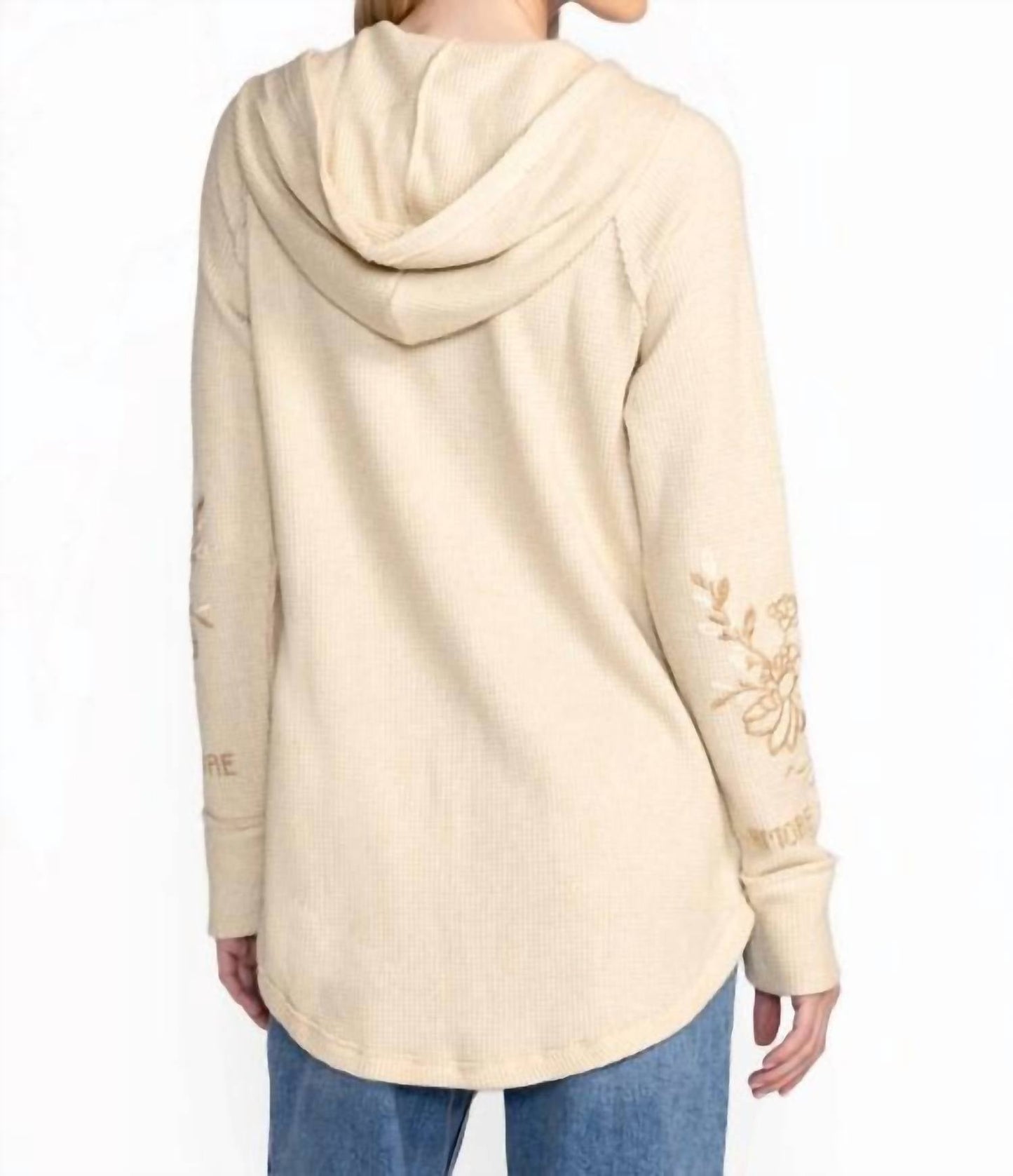 Johnny Was - METALLIC THERMAL HOODIE LAURA