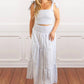 8 Oak Lane - Smocked Tie Top And Skirt Set