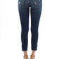 Judy Blue - Bootyfull Distressed Side Slit Skinny Jeans - Plus