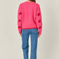 2.7 August Apparel - Strawberry Knit Sweater