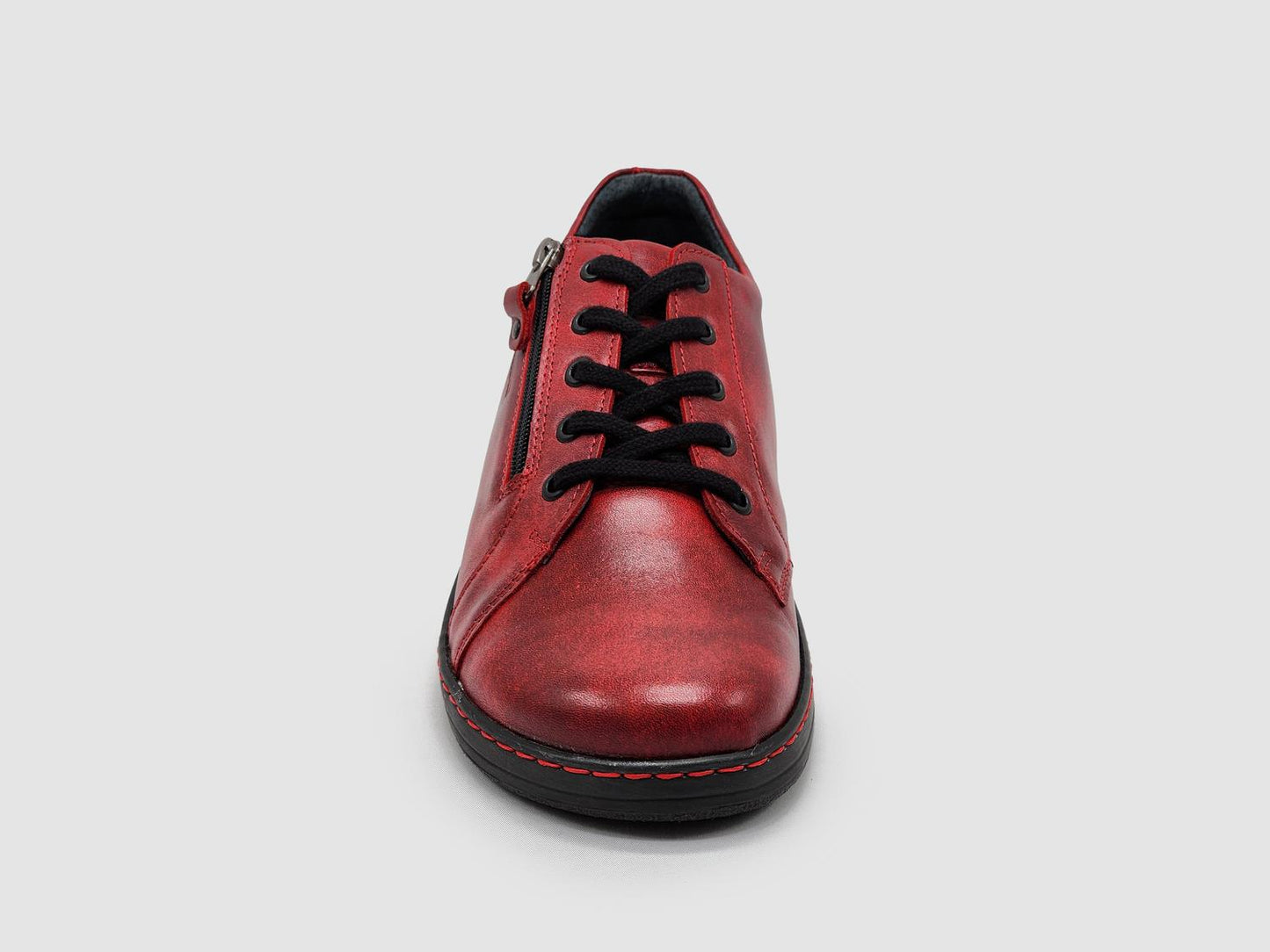Kcr Group - Women's Dr Wellness Zip-Up Leather Shoes