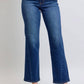 Judy Blue - Mid Rise Side Seam Detail Straight Jeans