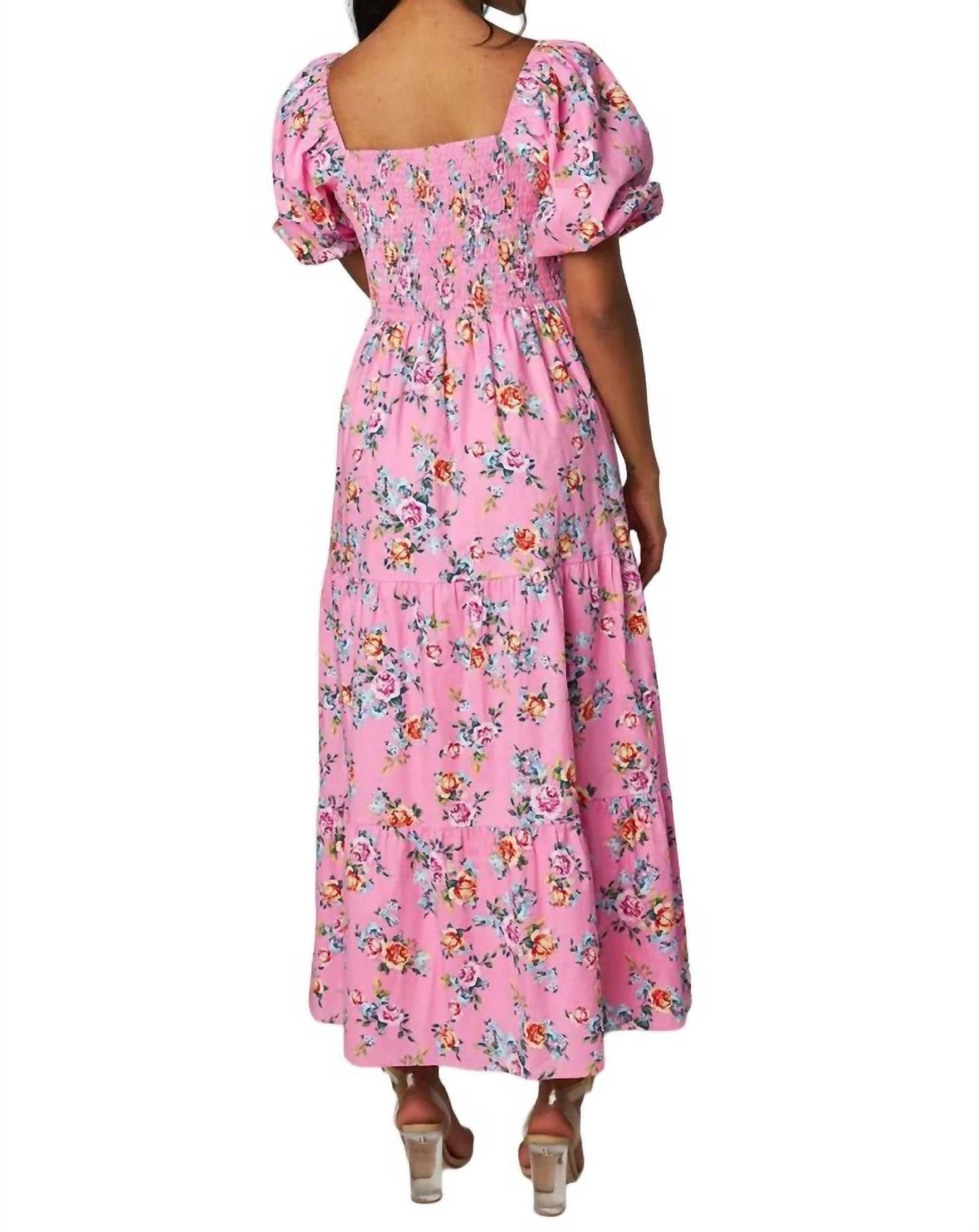 Buddylove - POSIE PUFF SLEEVE MAXI DRESS