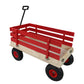 Children's and Garden Wooden Carriage with All-Terrain Inflatable Wheels