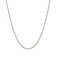 Sterling Silver Rhodium Plated Cable Chain 1.4mm