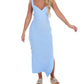 Mable - Open Invitation Ribbed Midi Dress