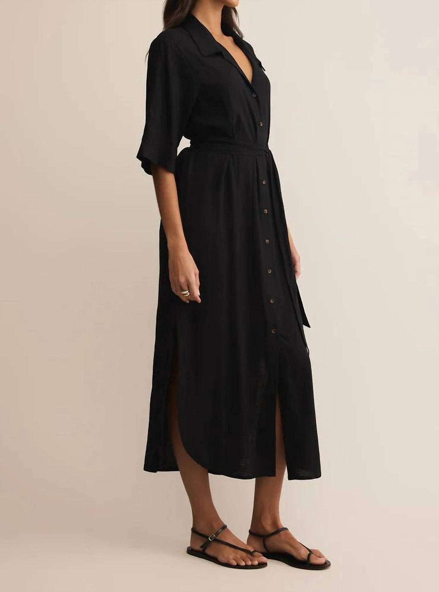 Z Supply - Brise Linen Midi Shirt Dress