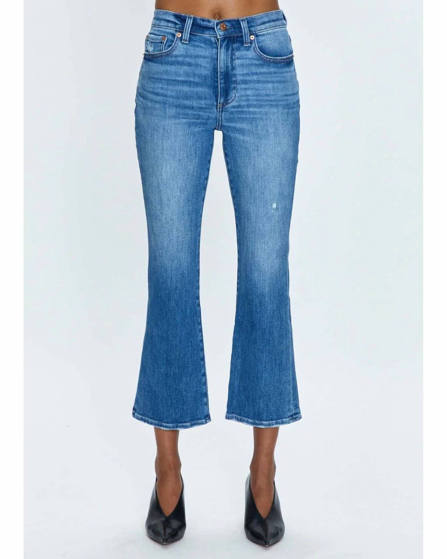Pistola - Women's Lennon High Rise Crop Boot Jean